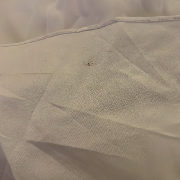 Lace Illusion Back Chiffon Tall Plus Wedding Dress by David’s Bridal - Picture 10 of 10